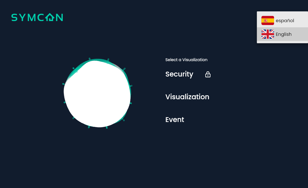 Switch between languages in the visualization