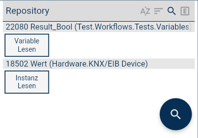 Repository search