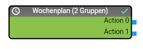 Module "Week plan (2 groups)"