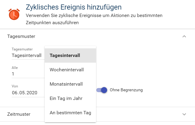Tagessmuster
