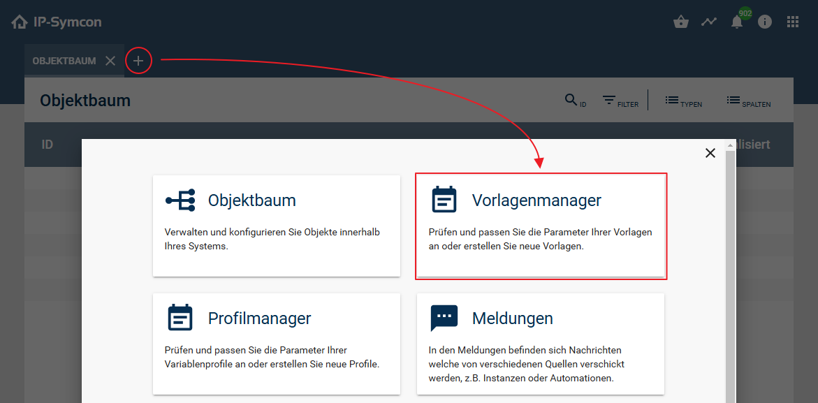 Vorlagenmanager