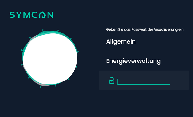 Kachel visualisierung passwort