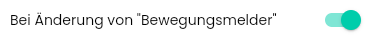 Ausgelöstes Ereignis in Liste