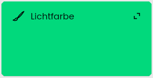 Farbanzeige als Kachel