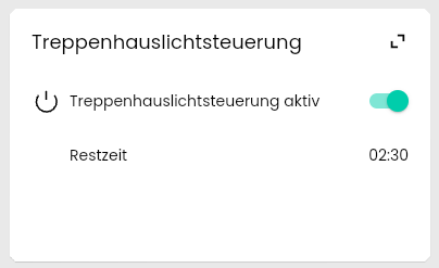 Liste als Kachel