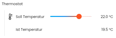 Thermostat in List