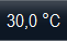 Webfront temperaturtext