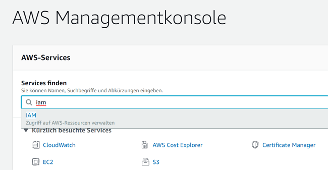 Aws managementconsole