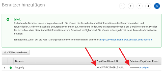 Aws iam userkeys