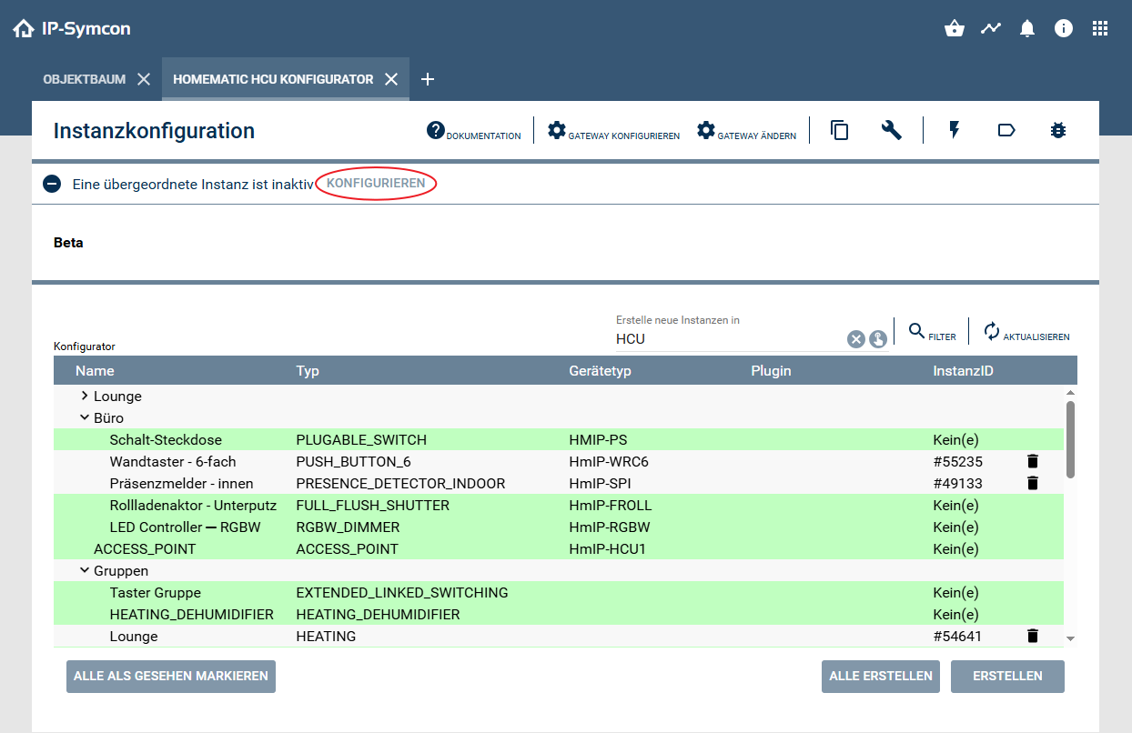The HCU Configurator