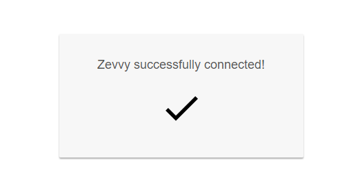 Zevvy login success